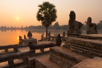 srah srang temple, angkor wat, cambodia