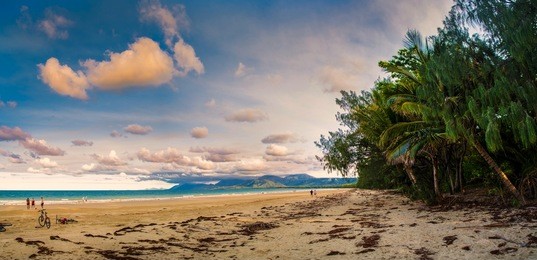 four mile beach port douglas sunset