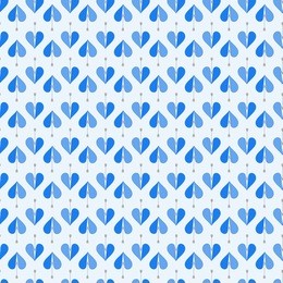 heart blue seamless pattern. fashion graphic background design. modern stylish abstract texture. colorful template for prints, textiles, wrapping, wallpaper, website etc. vector illustration