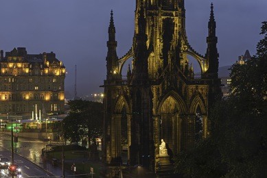 scott monument close up, edinburgh