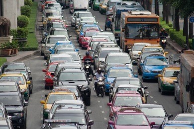 traffic bangkok