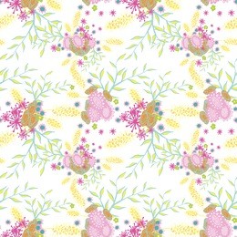 small flowers on white background. light retro pattern. seamless calico print. faded flowers in vintage style. liberty rustic pattern for chintz, textile, feminine fabric, wallpaper
