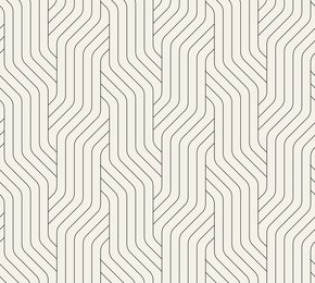 vector seamless pattern. contemporary stylish texture. geometric striped ornament. monochrome linear braids.