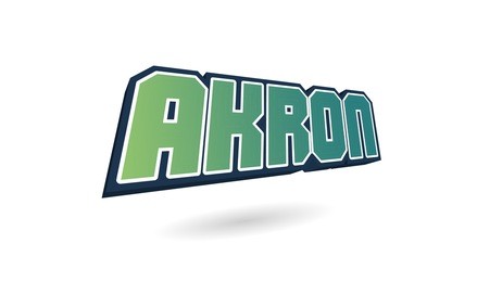 akron city in ohio text suitable for headline and title