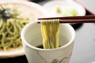 green tea soba noodles
