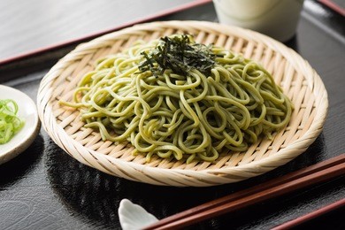 green tea soba noodles