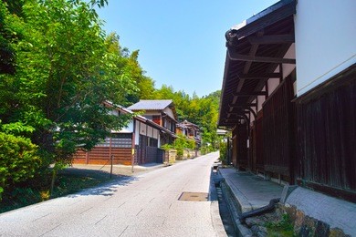 townscape of toriimoto town of oku saga kyoto