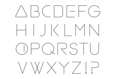 geometric thin line font. minimal. latin alphabet letters. futuristic font. elegant light font. vector alphabet set