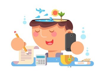 thoughts in my head. vacation planning