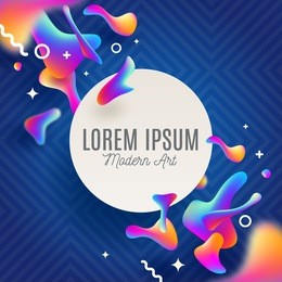 abstract background with fluid multicolored drops. vector design for covers, greeting card, poster or flyers.