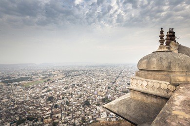 nahargarh fort, jaipur, rajasthan, india