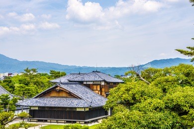 the nijo castle in kyoto, japan