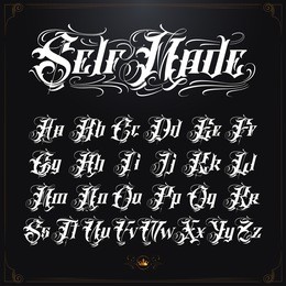 hand drawn vector calligraphy