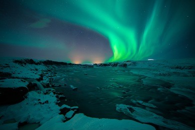 aurora borealis in iceland