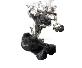 abstract formed by color dissolving in water