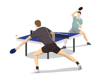 table tennis two.
