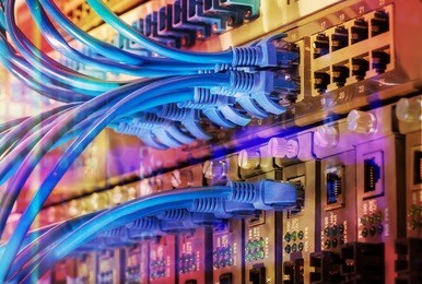 ethernet cables and network switching hub lan system communication