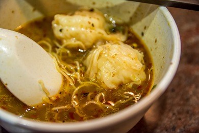 hong kong shrimp wonton noodles, hong kong shrimp wonton noodles