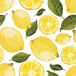seamless lemon texture