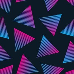 vector 80s retro style seamless pattern. fashion background