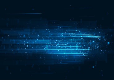 high speed. hi-tech. abstract technology background concept.speed movement pattern and motion blur over dark blue background.