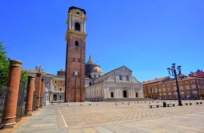 duomo di torino is catholic cathedral where the holy shroud of turin is rested, turin, italy