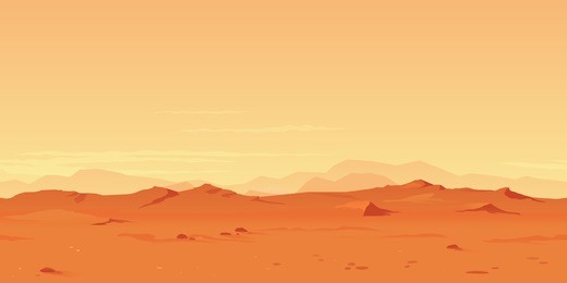 martian landscape background