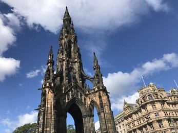 scott monument in edinburgh scotland