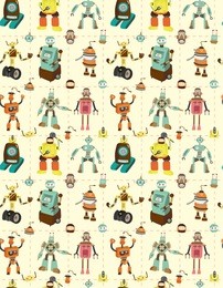 seamless robot pattern