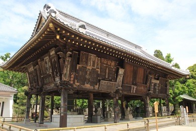 pagoda at narita-san shinsho-ji temple, near tokyo, japan