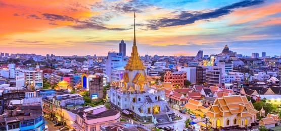 wat traimit witthayaram worawihan,templewat traimit witthayaram worawihan,temple landmark of bangkok thailand