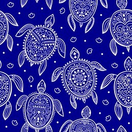 tribal turtle pattern