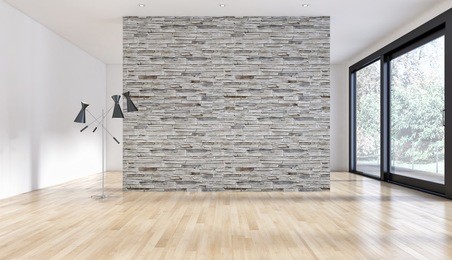 modern bright interiors. 3d rendering