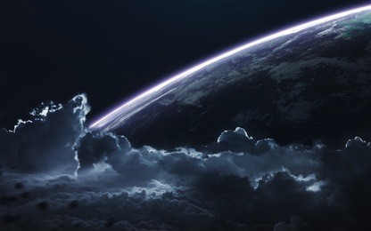 unexplored planets of faraway space. deep space image, science fiction fantasy in high resolution ideal for wallpaper and print. elements of this image furnished by nasa