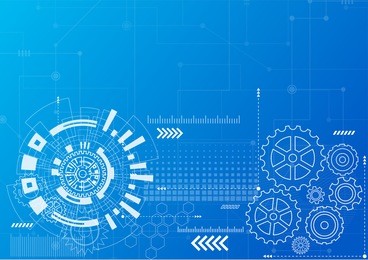 abstract technology communication design innovation concept background. vector illustration