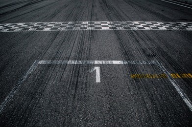 first place on the starting line