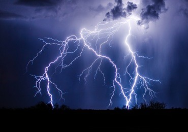 single lightning flash of amazement