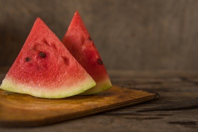 watermelon on the wooden background. organic watermelon.