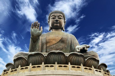 giant buddha. hong kong