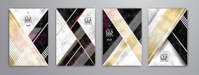 vector illustration. hipster frame design and background, imitation of marble and gold. graphic element for booklet design, flyer, card and cover.