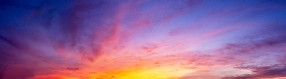 gorgeous panorama twilight sky and cloud at morning background image