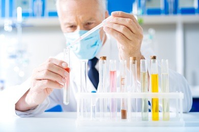 competent scientist working at his project