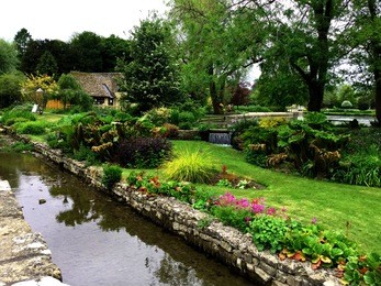 bibury a charming arlington row village in gloucestershire, england