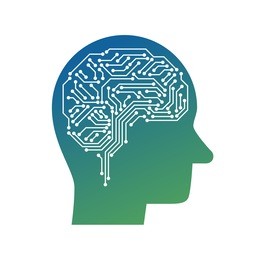 ai (artificial intelligence) icon.