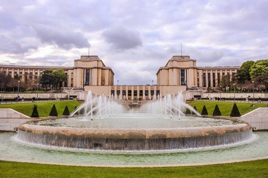 france paris jardins gardens of the trocadero