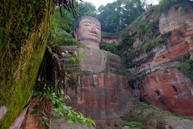 leshan giant buddha, china