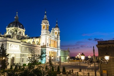 catedral de la almudena de madrid,spain