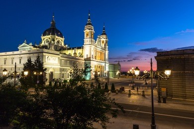 catedral de la almudena de madrid,spain
