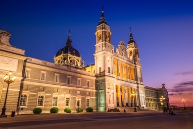 catedral de la almudena de madrid,spain