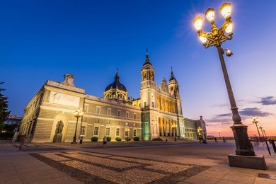 catedral de la almudena de madrid,spain